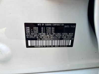 2021 Subaru Legacy Limited XT