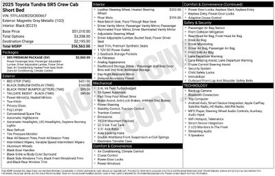 2025 Toyota Tundra 4WD SR5