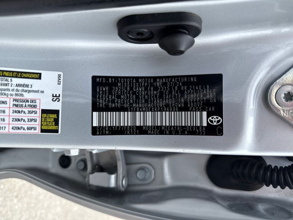 2024 Toyota Corolla LE