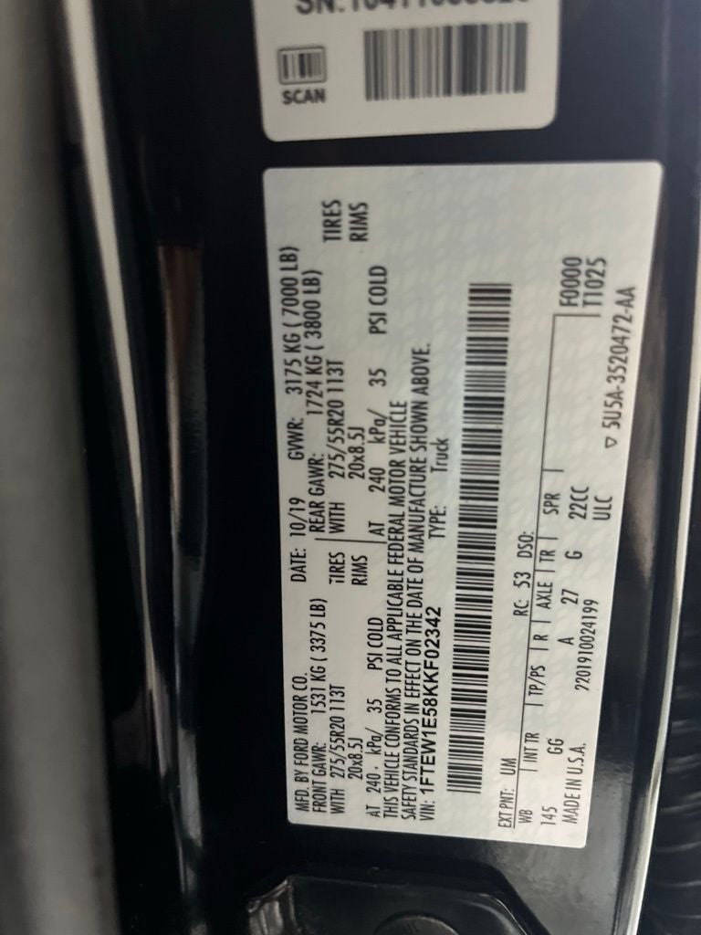 2019 Ford F-150 XL