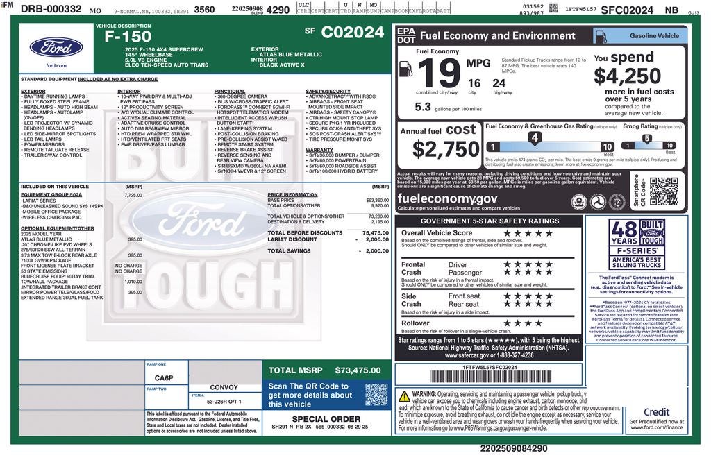 2025 Ford F-150 Lariat