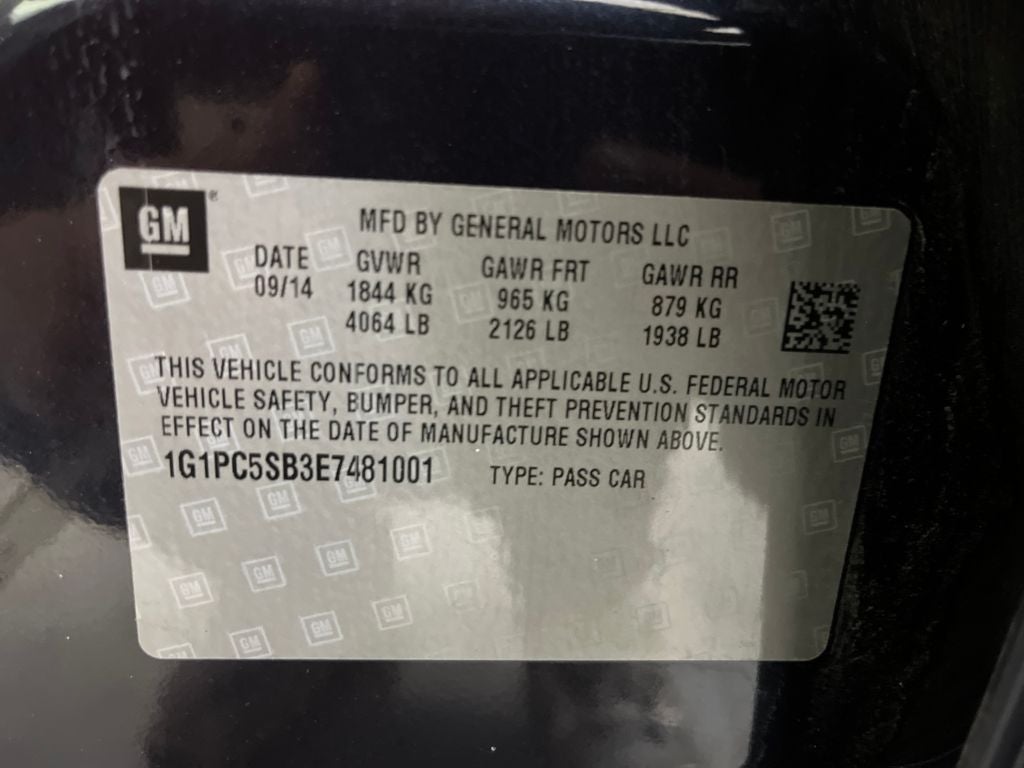 2014 Chevrolet Cruze 1LT