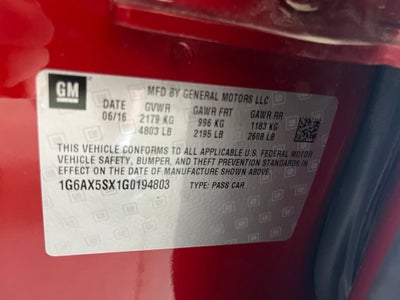 2016 Cadillac CTS 2.0L Turbo Luxury