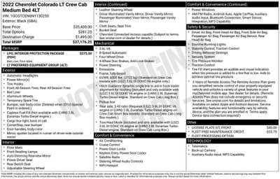 2022 Chevrolet Colorado LT