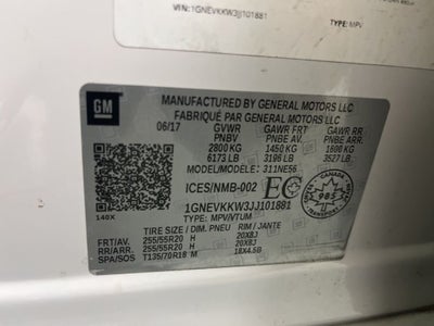 2018 Chevrolet Traverse High Country