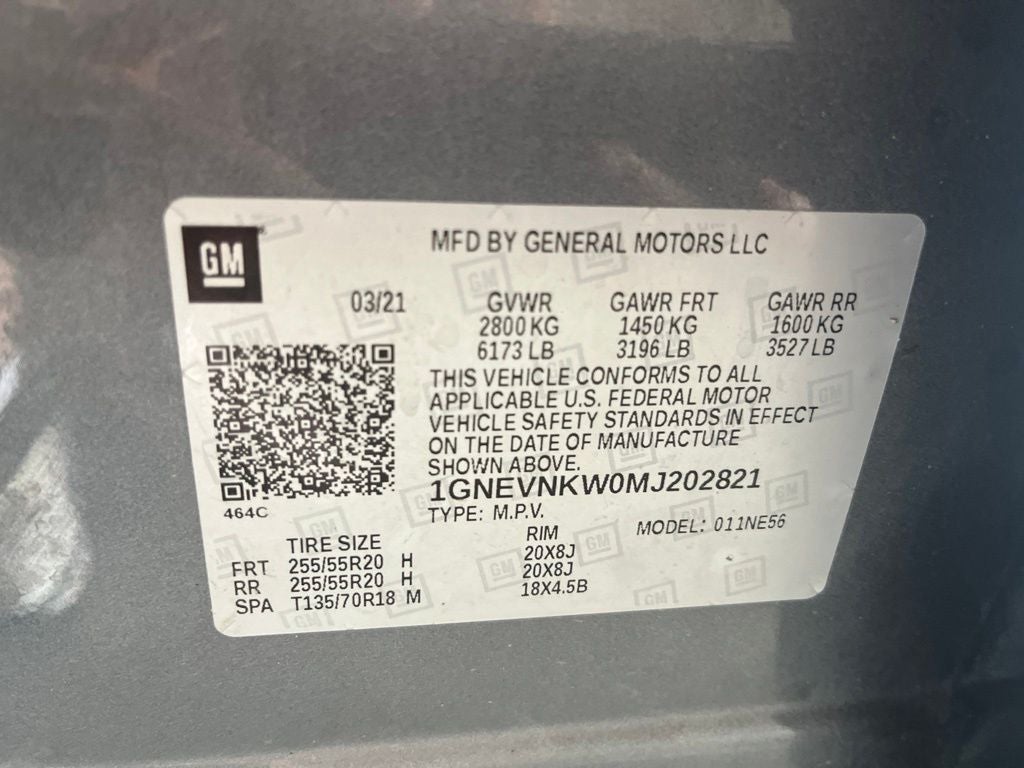 2021 Chevrolet Traverse High Country