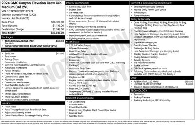 2024 GMC Canyon Elevation