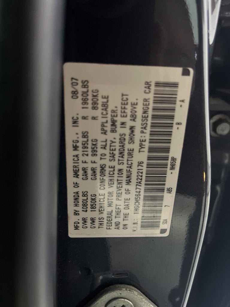 2007 Honda Accord LX 2.4