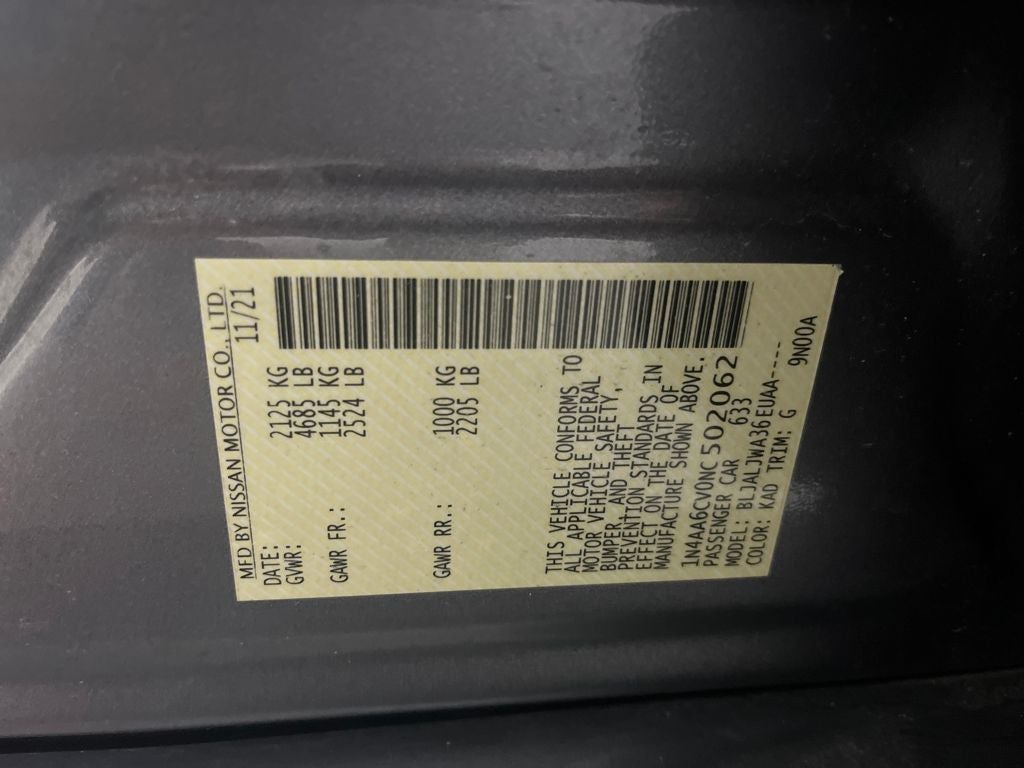 2022 Nissan Maxima SV