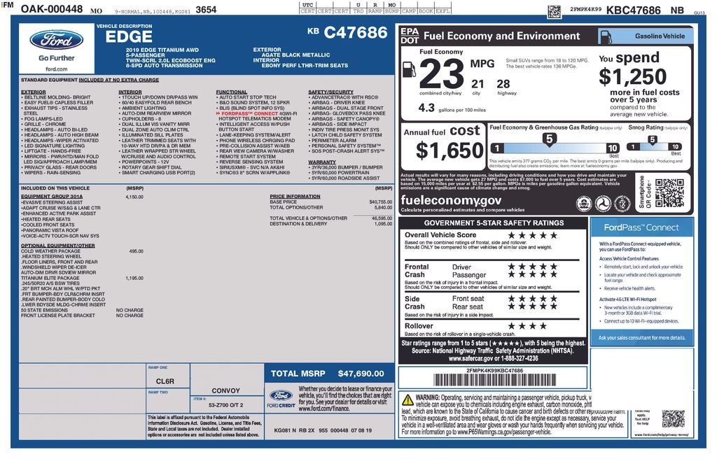 2019 Ford Edge Titanium