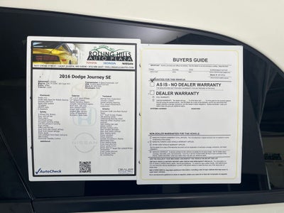 2016 Dodge Journey SE