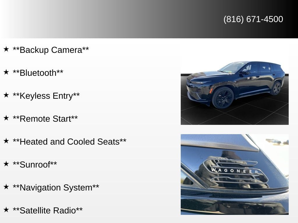 2025 Jeep Wagoneer S Launch Edition