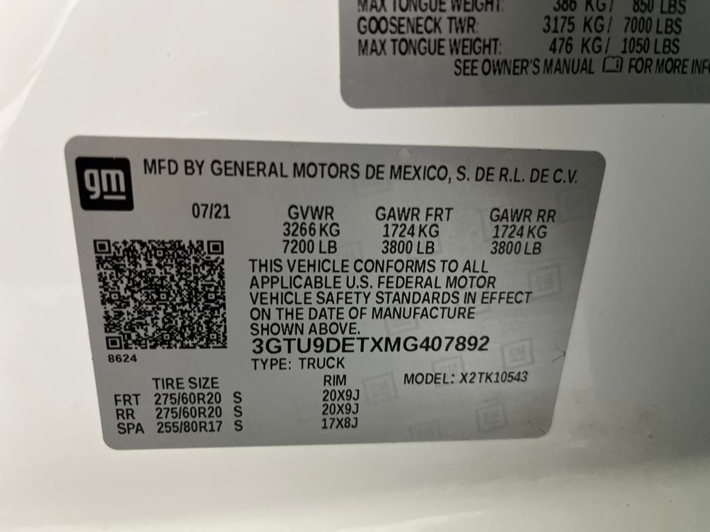 2021 GMC Sierra 1500 SLT