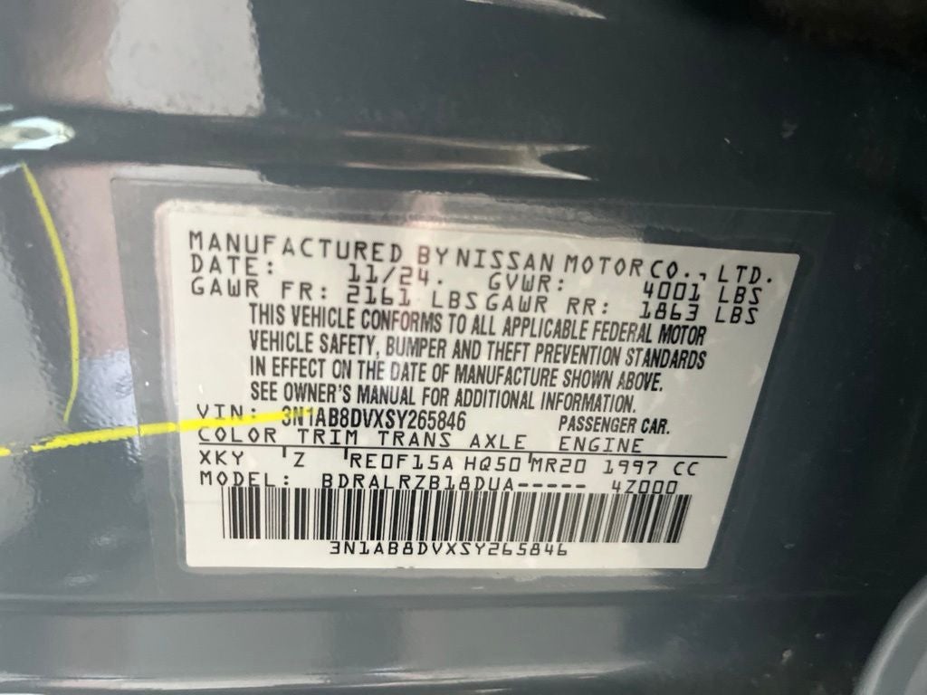 2025 Nissan Sentra SR