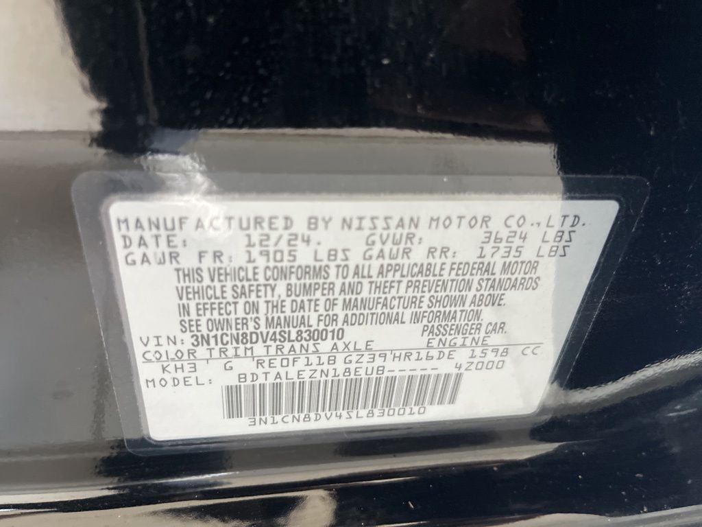 2025 Nissan Versa 1.6 S