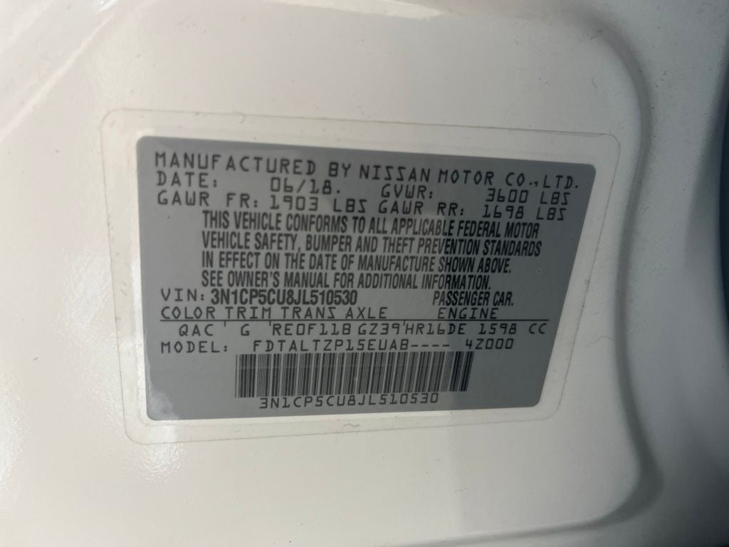 2018 Nissan Kicks SR
