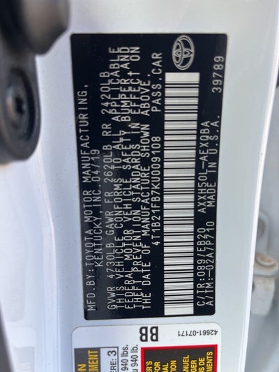 2019 Toyota Avalon Hybrid XSE