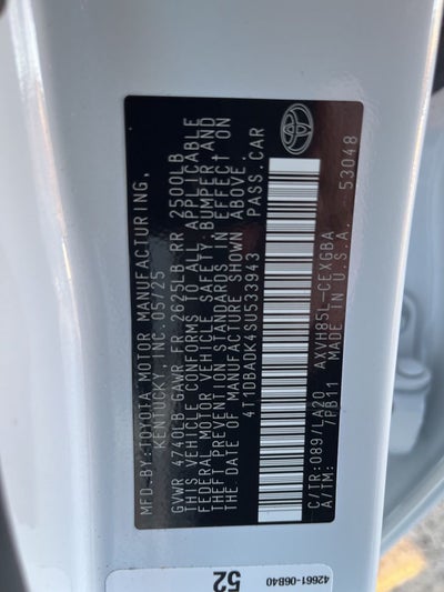 2025 Toyota Camry XLE