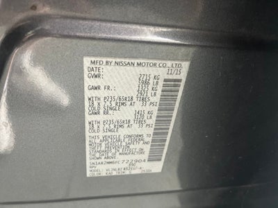 2015 Nissan Pathfinder S
