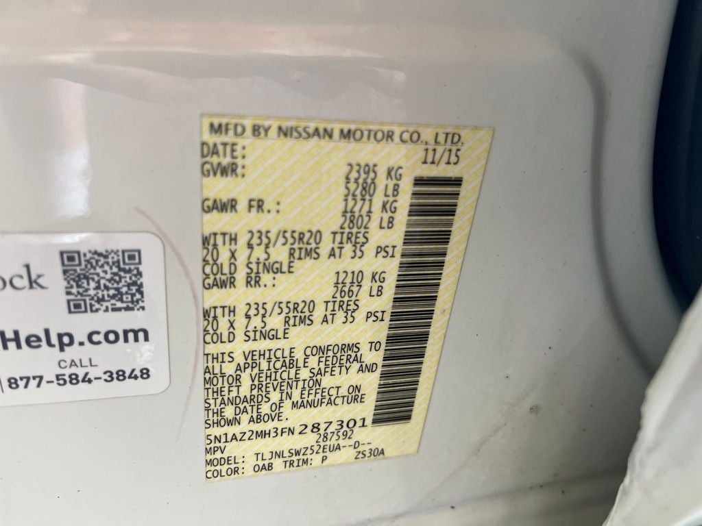 2015 Nissan Murano Platinum