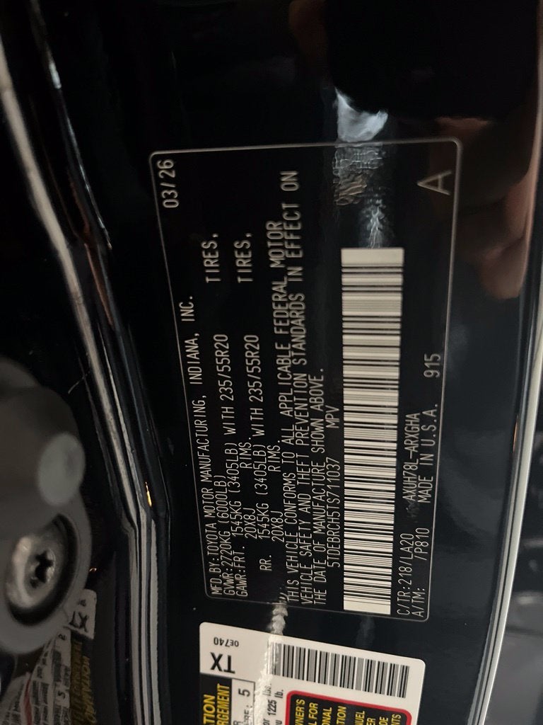 2026 Toyota Highlander Hybrid Platinum