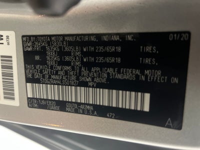 2020 Toyota Highlander XLE