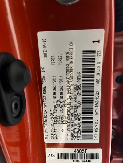2018 Toyota Tacoma TRD Off-Road V6