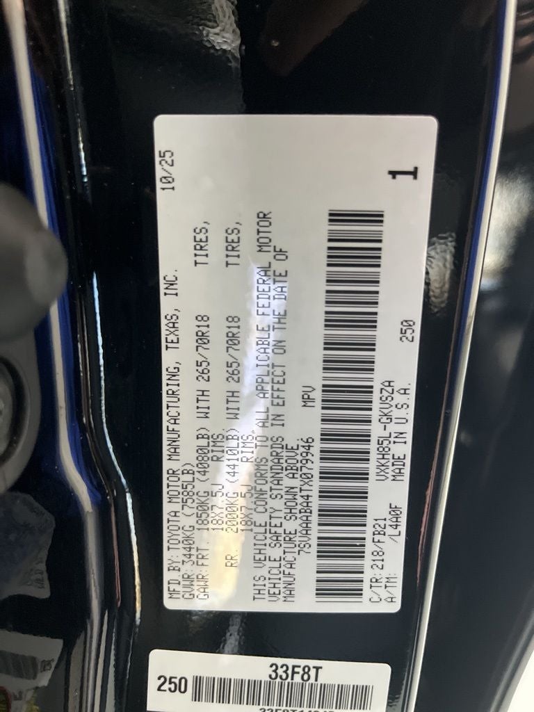 2026 Toyota Sequoia SR5