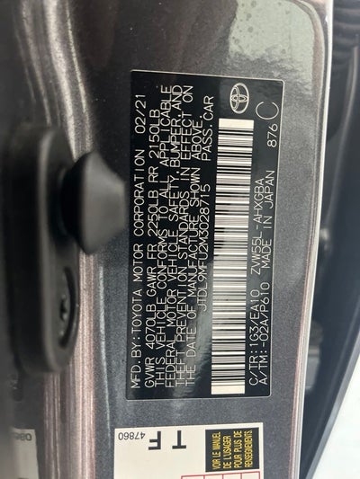 2021 Toyota Prius XLE AWD-e