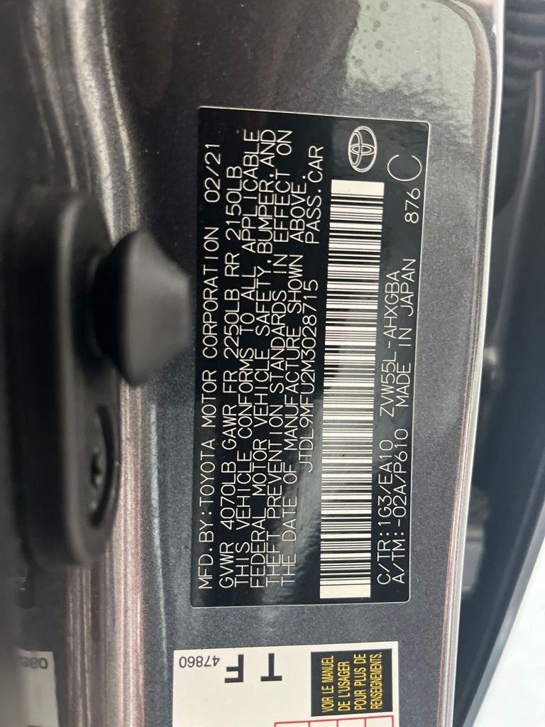 2021 Toyota Prius XLE AWD-e