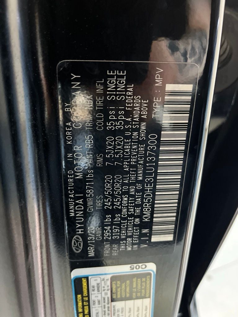2020 Hyundai Palisade Limited