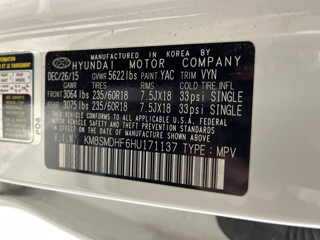 2017 Hyundai Santa Fe SE