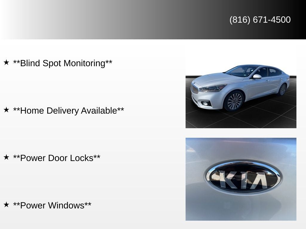 2017 Kia Cadenza Premium