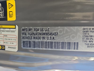 2021 Jeep Wrangler Unlimited Willys