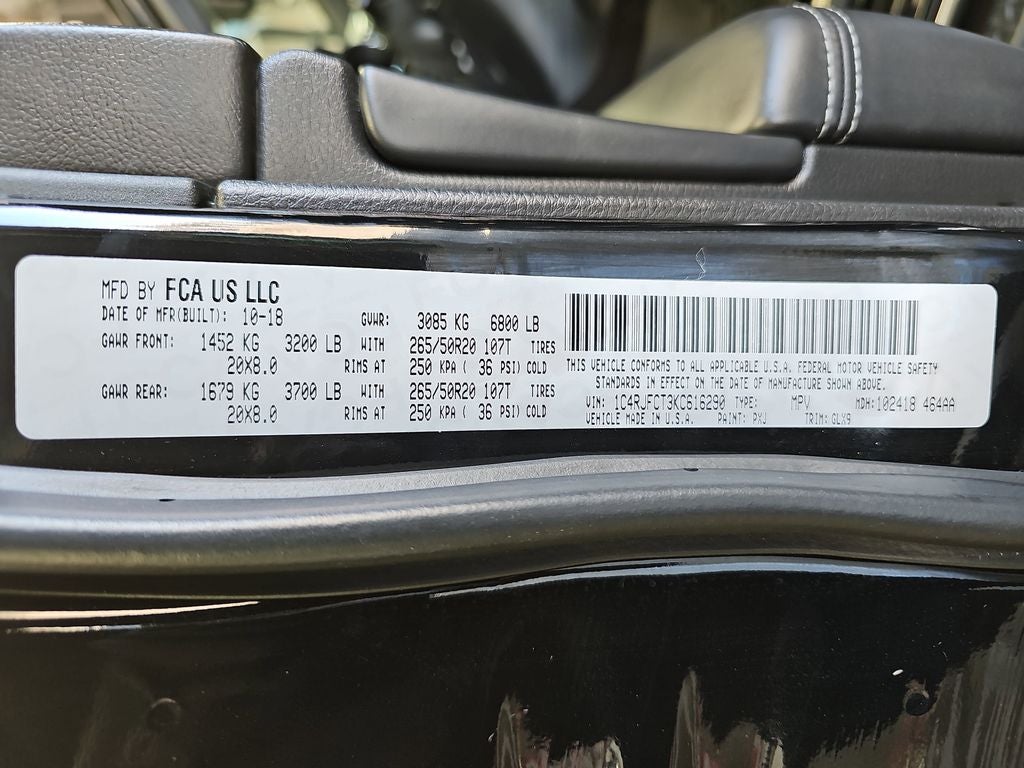 2019 Jeep Grand Cherokee Overland