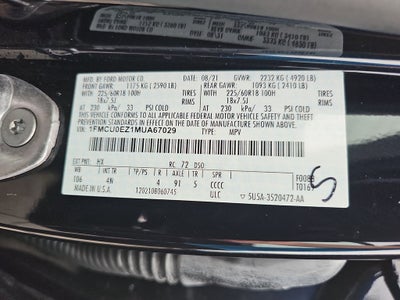 2021 Ford Escape Plug-In Hybrid SE