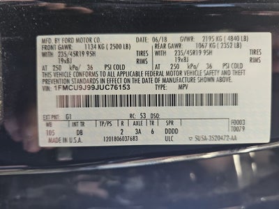 2018 Ford Escape Titanium