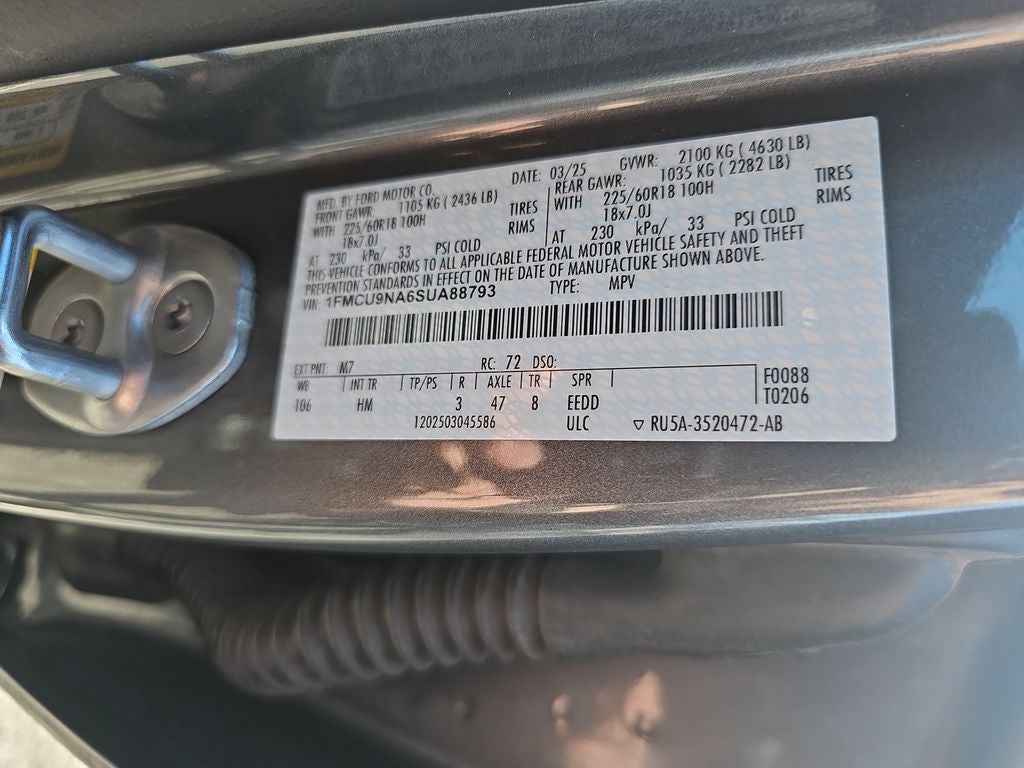 2025 Ford Escape ST-Line Select