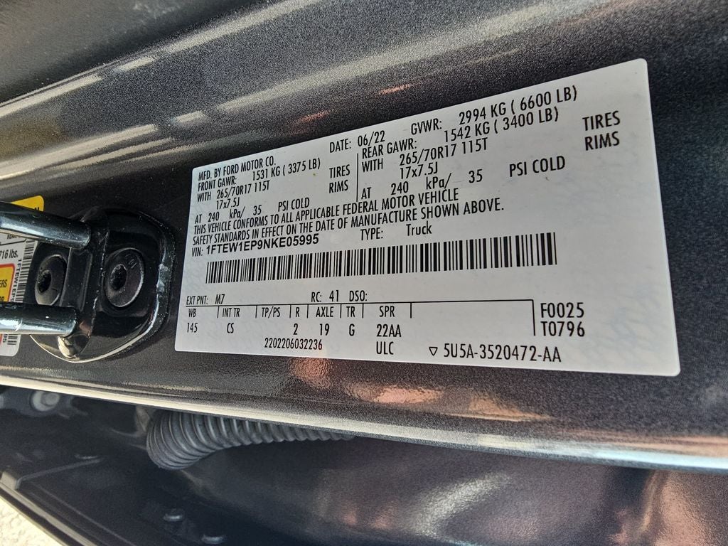 2022 Ford F-150 XL