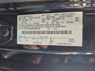 2022 Ford F-150 Lariat