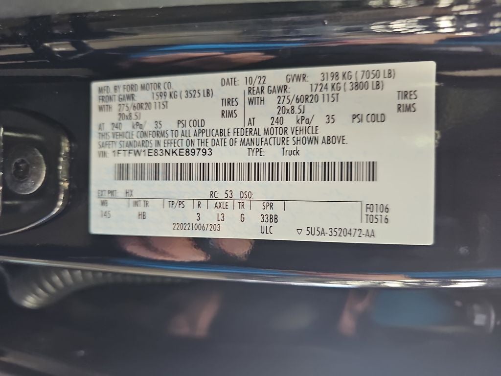 2022 Ford F-150 Lariat