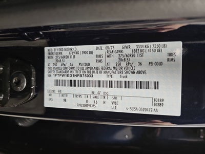 2022 Ford F-150 Platinum