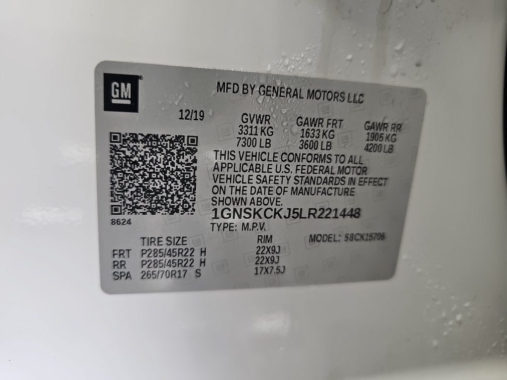 2020 Chevrolet Tahoe Premier
