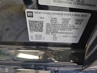 2025 Chevrolet Silverado 1500 LT Trail Boss