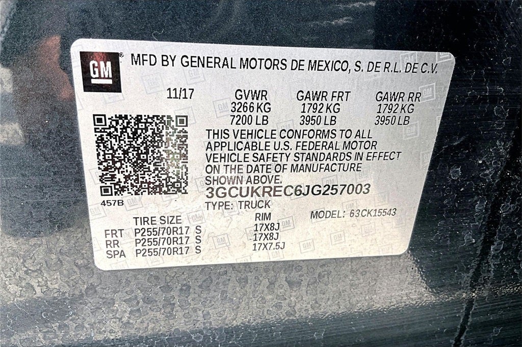 2018 Chevrolet Silverado 1500 LT LT1