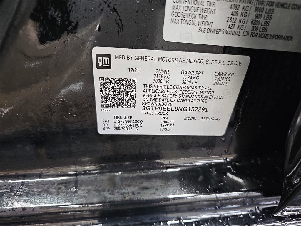 2022 GMC Sierra 1500 Limited AT4