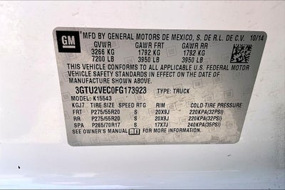 2015 GMC Sierra 1500 SLT