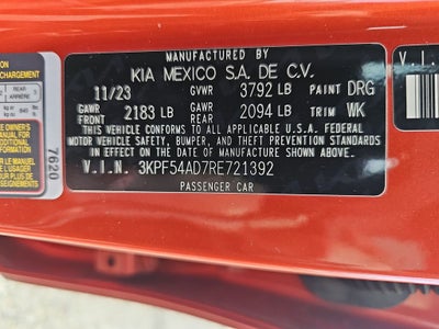 2024 Kia Forte GT-Line