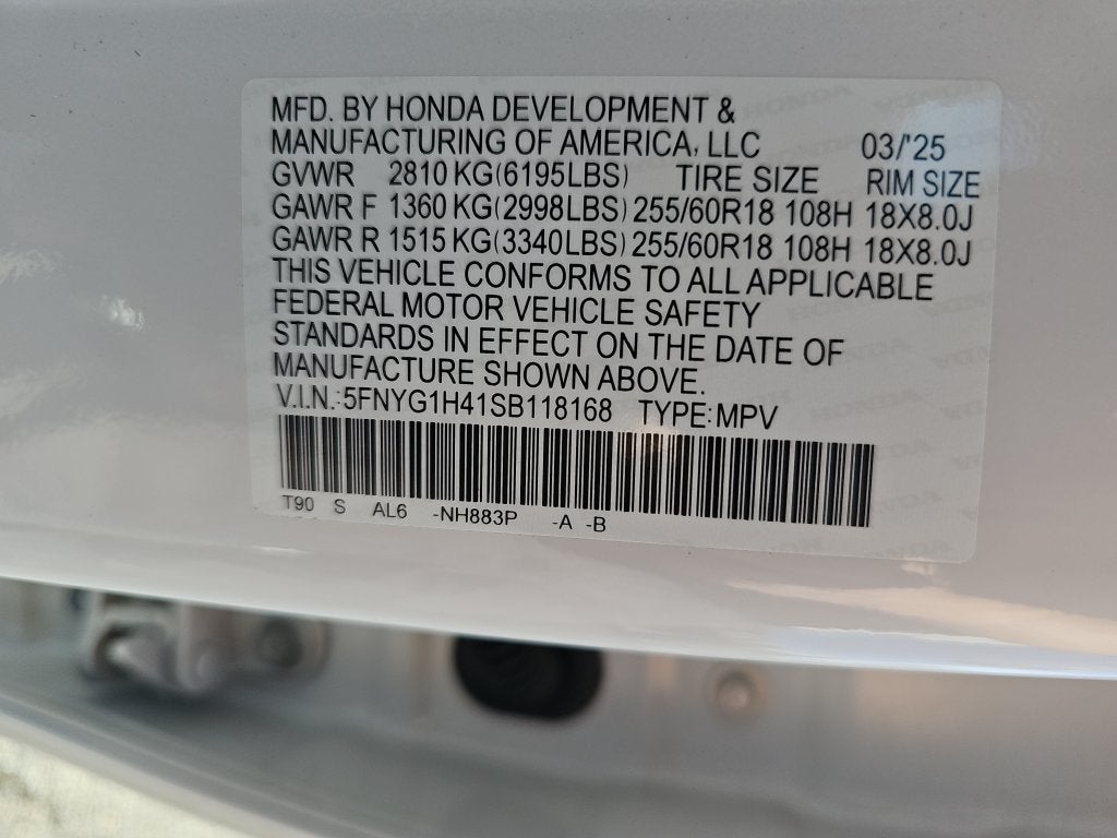 2025 Honda Pilot EX-L