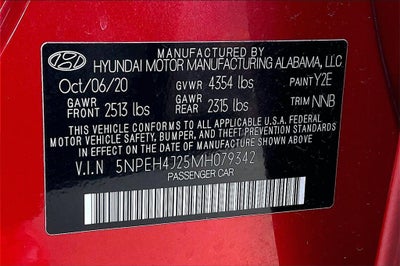 2021 Hyundai Sonata Limited